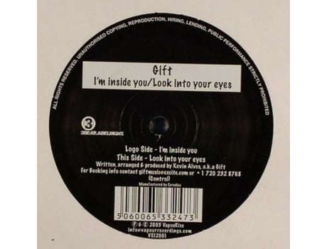 Vinil Im Inside You / Look Into Your Eyes Vapourise