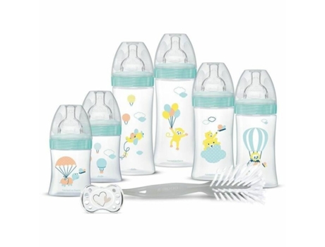 Conjunto de Biberões DODIE Azul 8 Peças