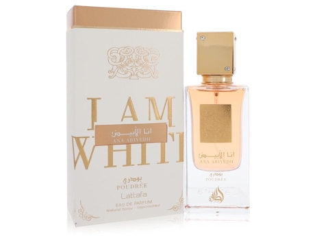 Eau De Parfum Ana Abiyedh I am White Poudree by Lattafa Spray (Unisex) 2 oz (59 ml)