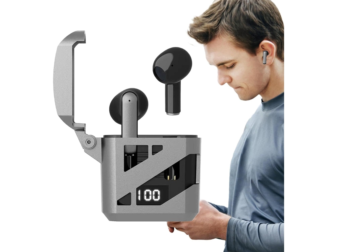 Fones De Ouvido Sem Fio Com Som Graves Profundos, Som Estéreo Hifi, Cancelamento De Ruído E Graves Profundos