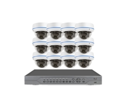 Kit de Câmera de Segurança, 16 Canais, Resolução Hd de 5mp, 16ch Nvr 12cam 5mp b, Sem Hdd Embutido a OEM