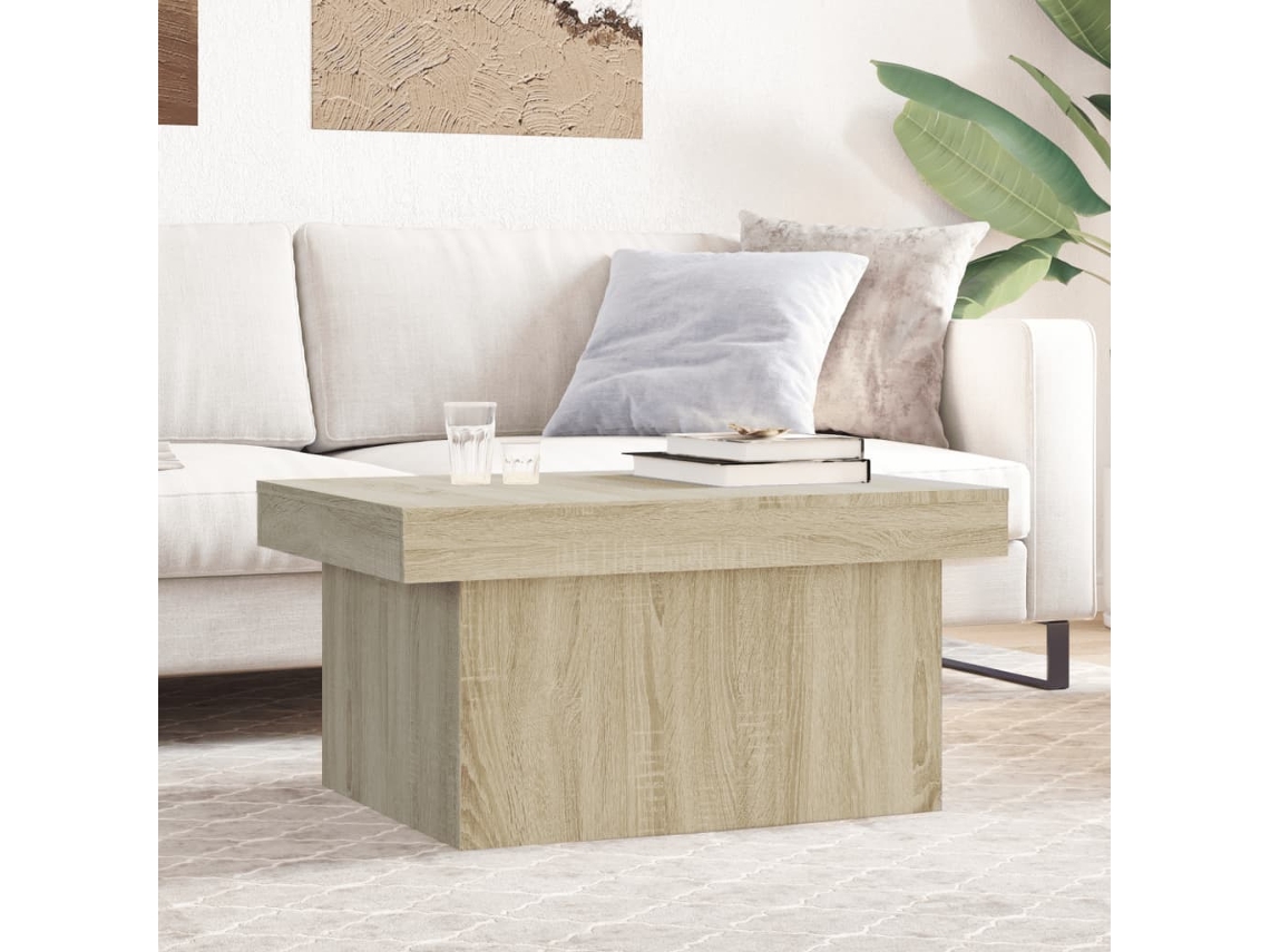 Vidaxl Mesa De Centro 100x55x40 Derivados De Madeira Carvalho Sonoma