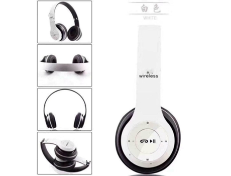 Fones De Ouvido Bluetooth Com Cancelamento De Ruído 5.1 - Branco