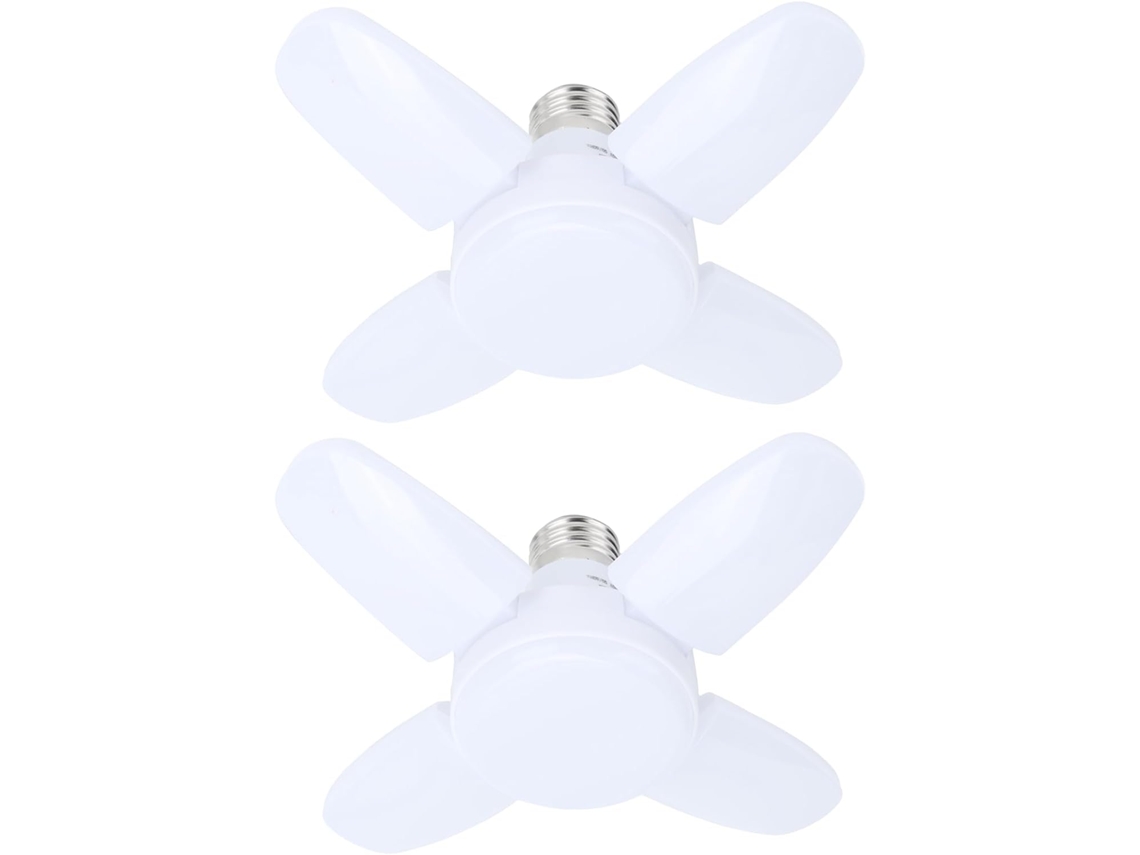 Luminária De Teto Led Ftvogue Em Formato Ventilador Garagem