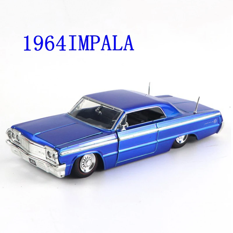 (azul) Miniatura De Carro Em Escala 1:24 E Modelo De Carro De Brinquedo