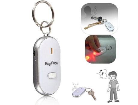 Alarme Localizador Gps Sem Fio Find My Key Finder Smart Bluetooth Anti Lost Tracker Branco EALLC