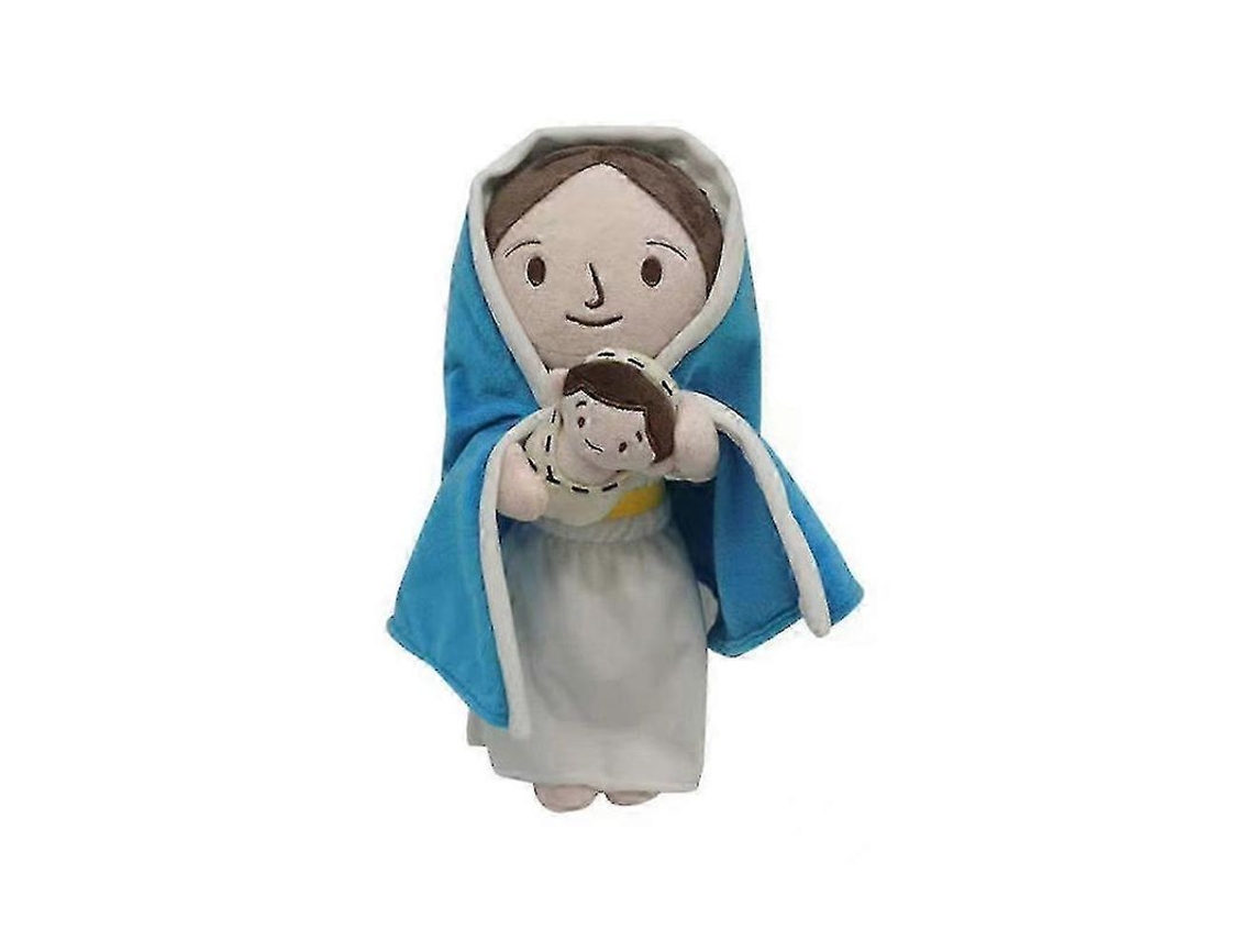 2026 muñeco de Peluche de Jesucristo Y La Virgen María, Juguete Religioso, Regalo de Navidad, Salvador