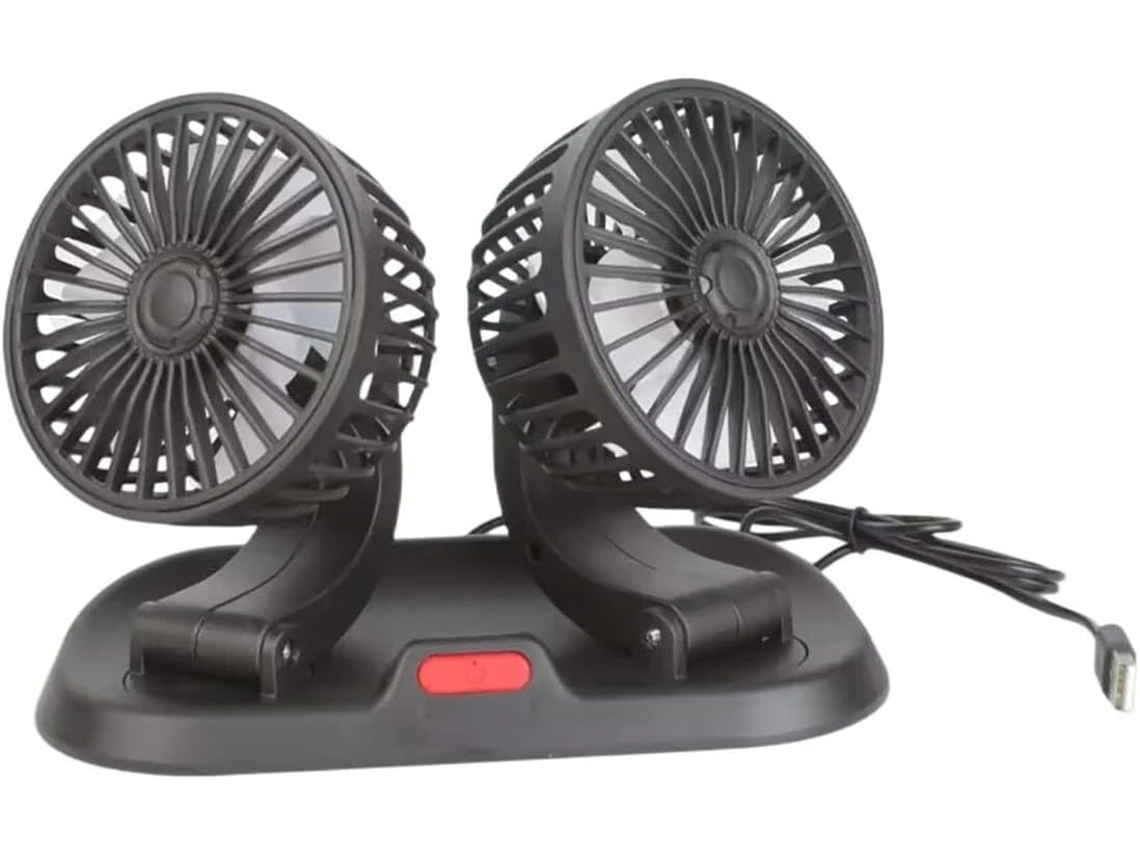 Ventilador Automático Rotativo De 2 Velocidades – Cabeça 360°, 5 12 24v 5v