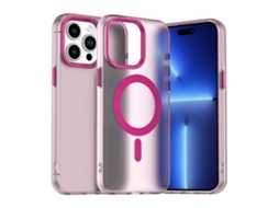 Capa Híbrida Para Iphone 14 Pro - Pc E Tpu Com Magsafe | Candy Design - Vermelha