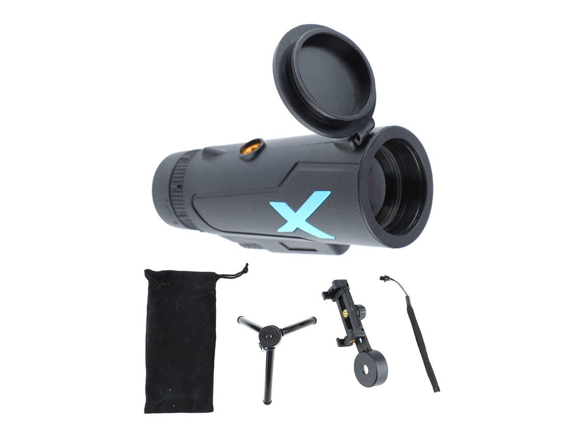 Telescópio monocular HD 12x50 para observação de pássaros ao ar livre, material ABS.