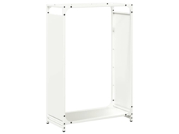 Firewood Rack, Firewood Racks Vidaxl Branco Aço (60 X 28 X 90 Cm)