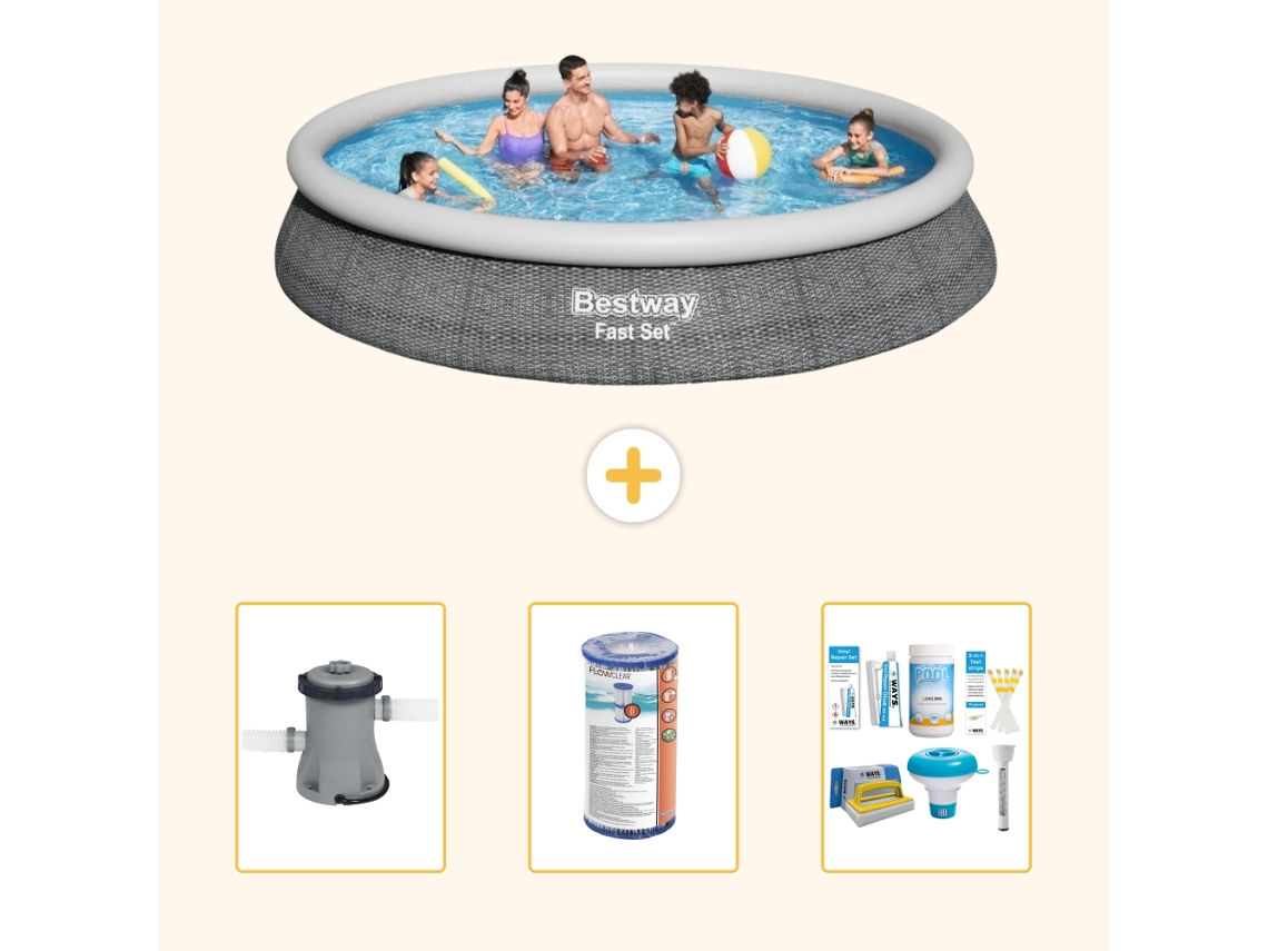 Bestway Piscina Bestway Fast Set Redonda - 457x84 Cm - 4-peças S22680