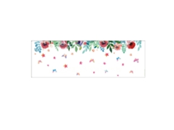 Adesivo de parede Baok-Green Leaf com estampa floral para sala de estar e quarto Xh7212