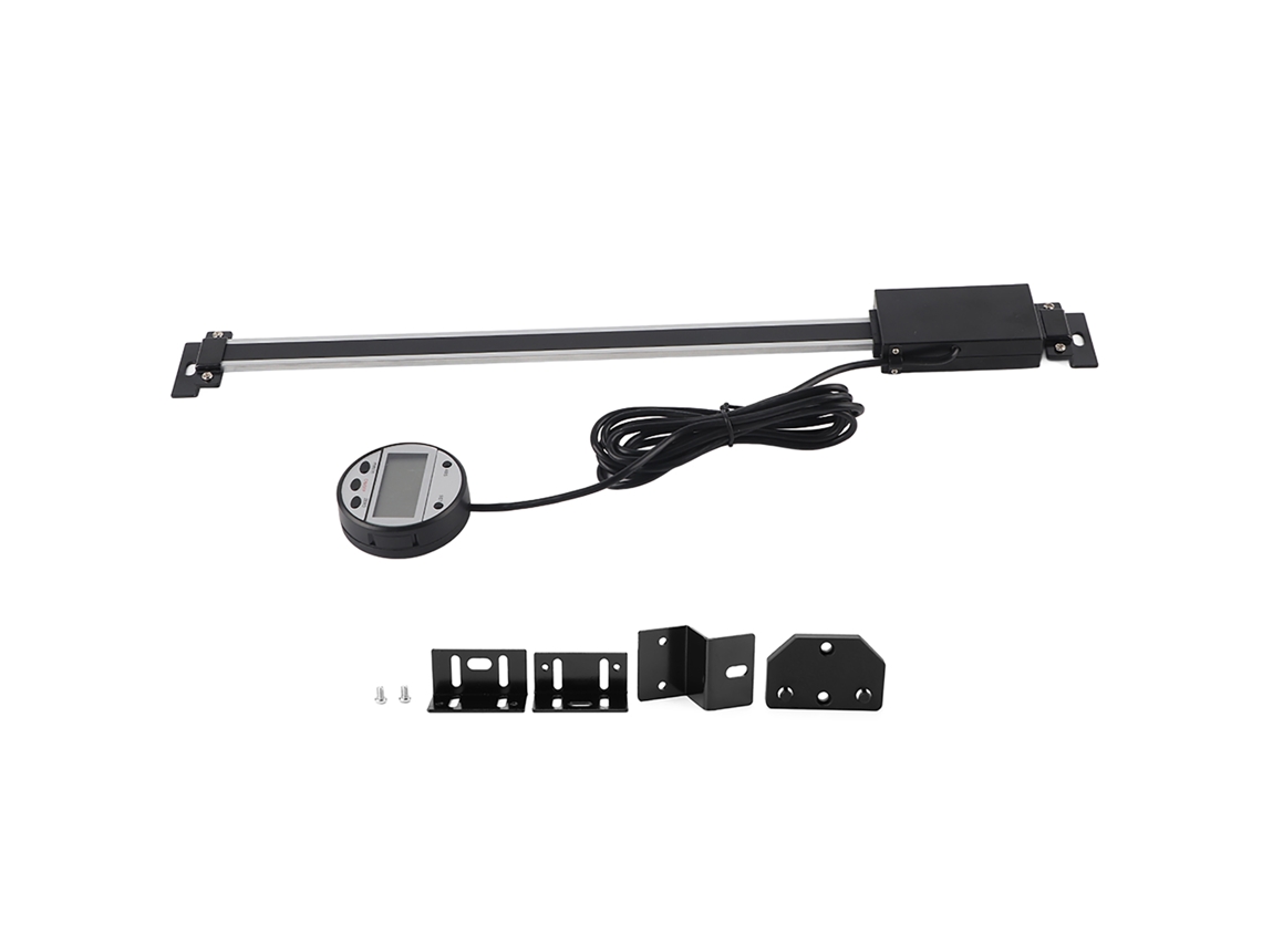 Kit de Leitura Digital Precisa 0 300mm para Fresadoras e Torneiras com Escala Linear LCD HKJ