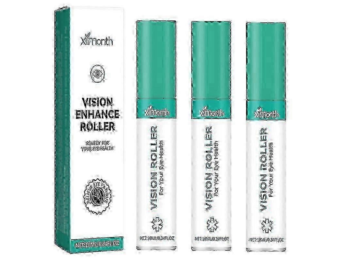 Sérum de Massagem Ocular Enhance Eye Roller: Clearer Visão, Secura Alívio, Coceira E Embaçada Visão (3 Unidades)