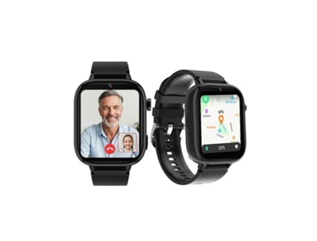 Smartwatch Para Crianças Spotykids 4g/5g Gps E Videochamada Preto