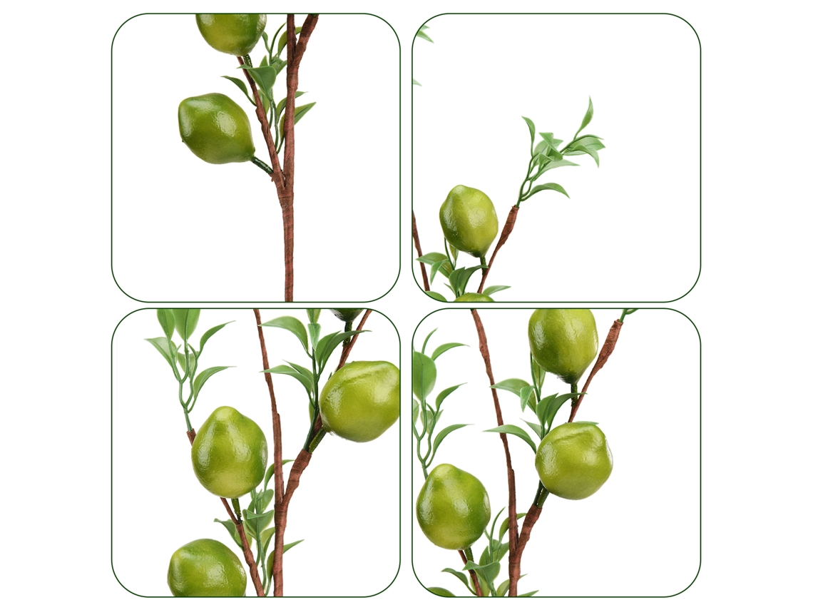 Ramo De Limão Artificial Decoração Interior 60cm
