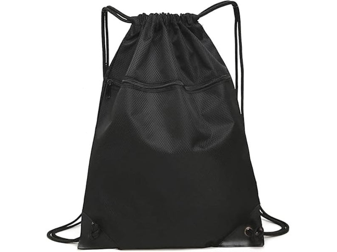 Mochila De Ginástica Com Cordão, Bolsa Esportiva Em Pe Com Grande Capacidade E Zíper Externo, Mochila Impermeável Para Natação, Esportes, Escola