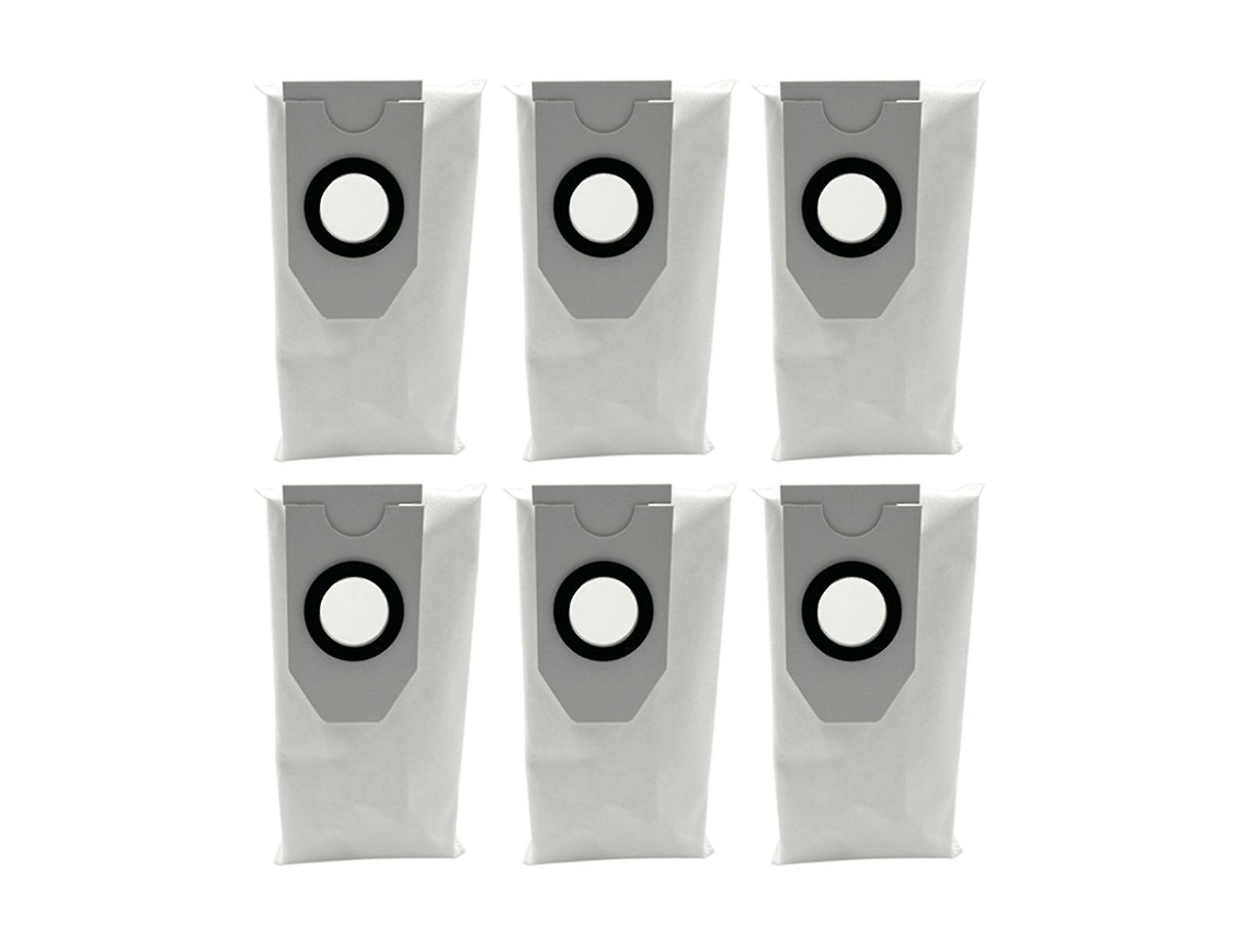 Conjunto De 6 Sacos Pó Reposição Para Aspirador Robô V12 Saco Lixo Não Tecido Tuotuo