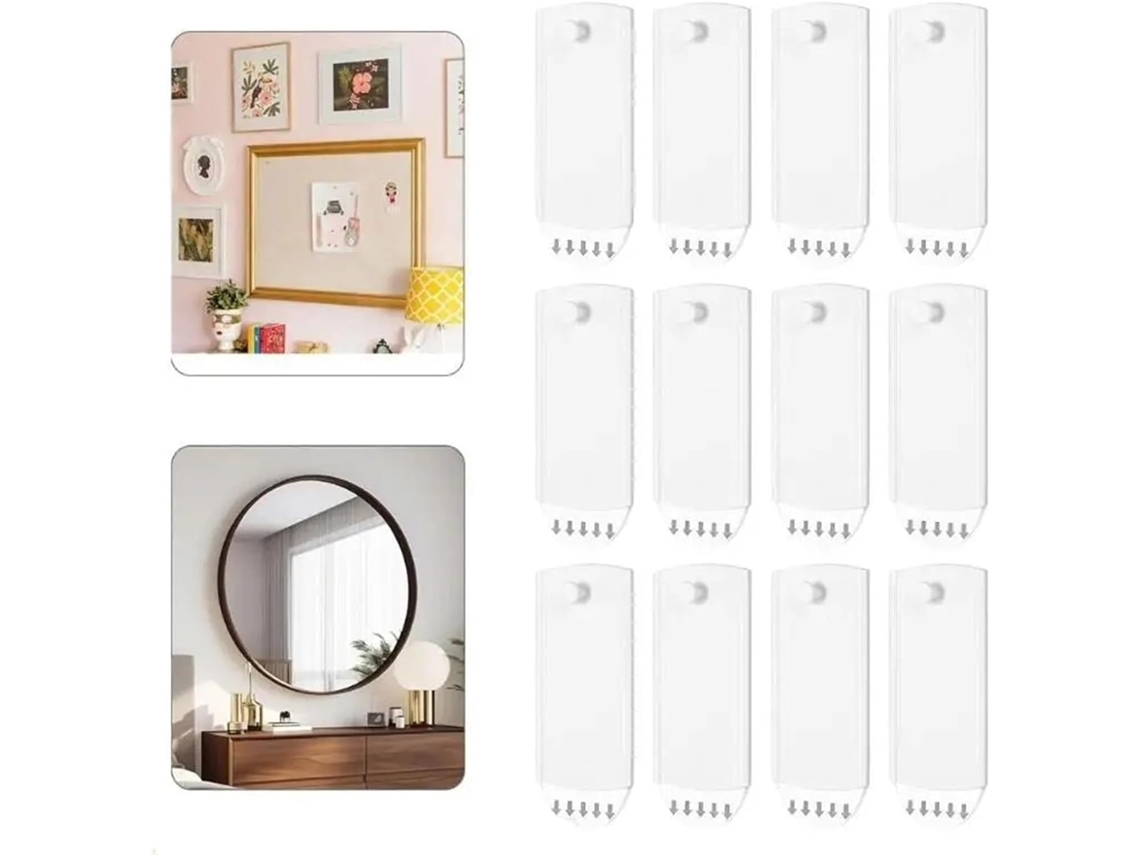 Fitas Adesivas Para Pendurar Quadros, 36 Unidades, Com Ganchos Para Molduras, Fácil Instalação, Ideais Para Fotos