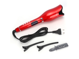 Rizador de pelo eléctrico automático con altura ajustable y enchufe europeo de 220 V - Aquaforge