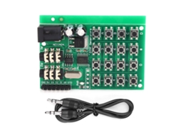 Módulo Gerador De Áudio Dtmf Ae11a04 Transmissor Dual Codificador Placa 5~24vdc