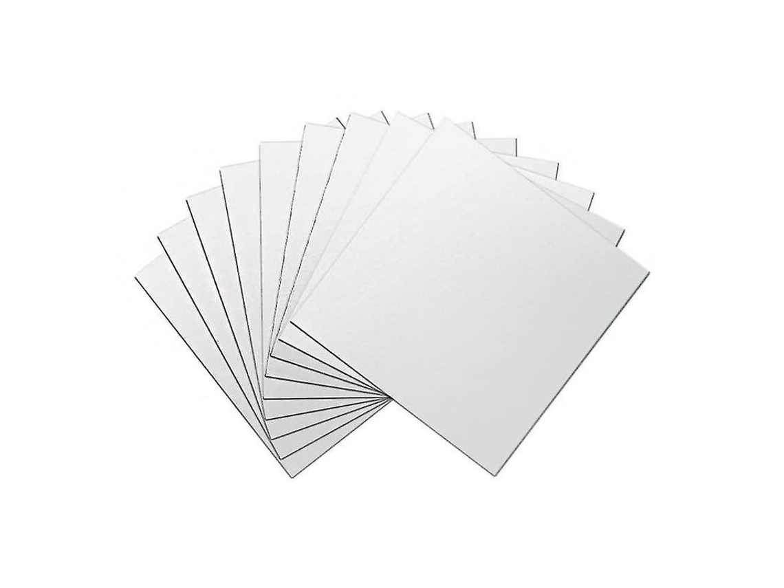 Stickers De Espelho Flexível Autoadesivo Blocos De Espelho Decorativos 15x15cm 9 Unidades Pet 9 Peças