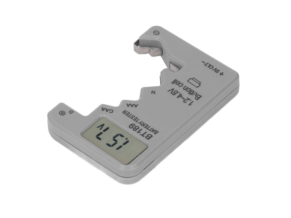 Laxiscreed Testador De Baterias Digital Com Display Lcd Em Tempo Real E Detecção Universal