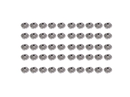 2026 50 Perlas de Barba Vikingas Corazón de Amor para Decoración Diy de Cabello Y Barba