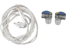 Fone De Ouvido Intra Auricular Yctze, Som Hifi De Gama Completa, Armadura Balanceada Com Cancelamento De Ruído, Cabo