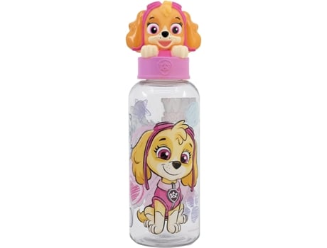 Garrafa Tampa 3D 560Ml Paw Patrol: Girl Sketch Essence