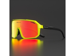 Óculos de Ciclismo UNISSEX com Proteção UV400 e Lentes Pretas de Poliacrilato MDUG (estilo 15)