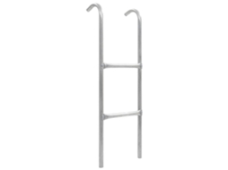 Trampoline Ladder, Trampoline Ladders Vidaxl Prateado Aço (102.6 Cm)