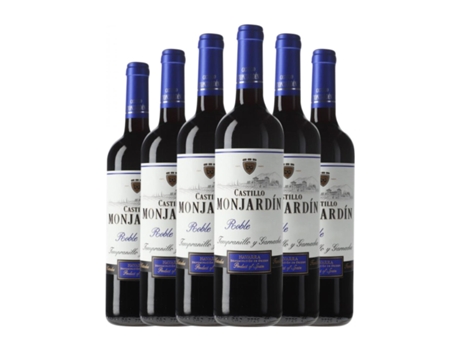 Vinho CASTILLO DE MONJARDÍN Tempranillo Navarra Carvalho (0.75 L - 6 Unidades)
