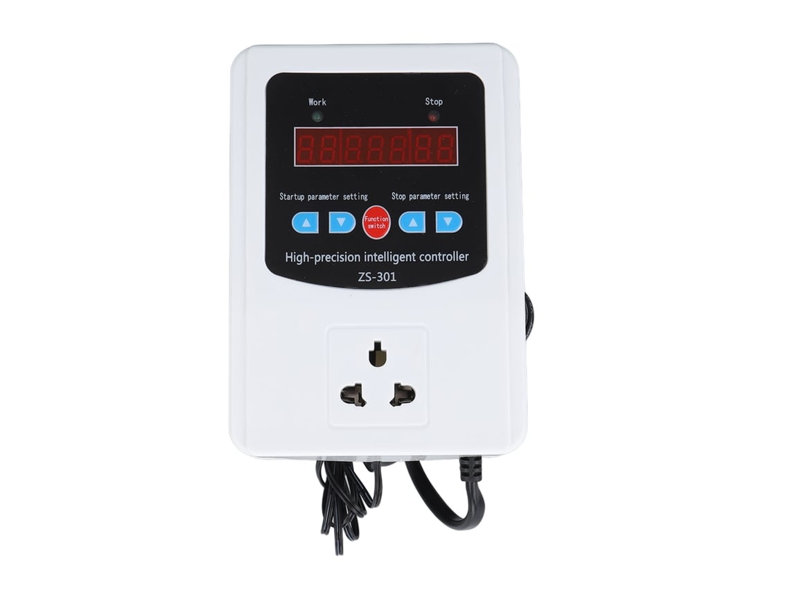 Controlador de temperatura e umidade inteligente digital 1500w com LCD | S/MARCA