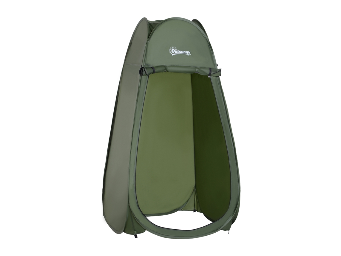 Tenda de privacidade pop-up para chuveiro e troca de roupa, dobrável, com proteção UV, bolsa de transporte, verde CHEZMOI