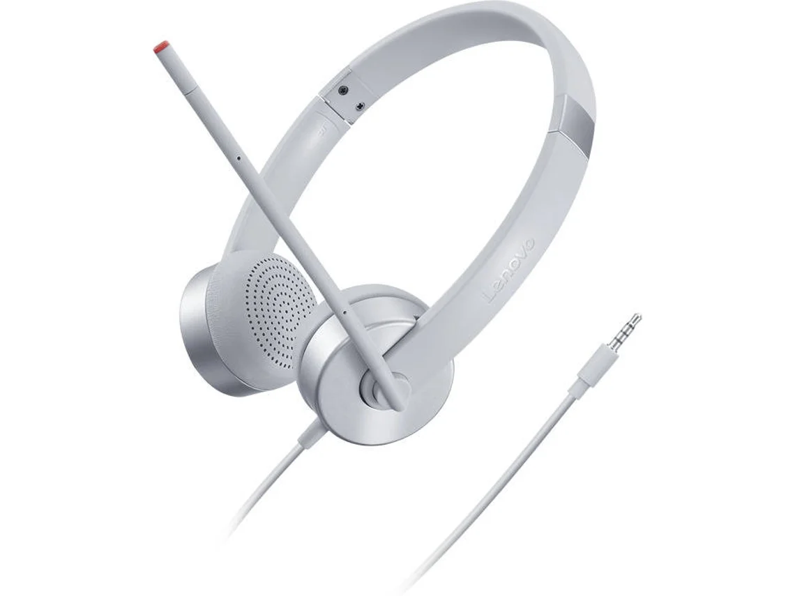 Auscultadores USB Lenovo 100 Cinzento