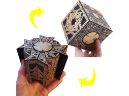 11 Hellraiser Cube Puzzle Box Móvel Lament Terror Movie Series Puzzle Box Cube Totalmente Funcional Pinhead Prop Modelo Figura Brinquedo Slowmoose