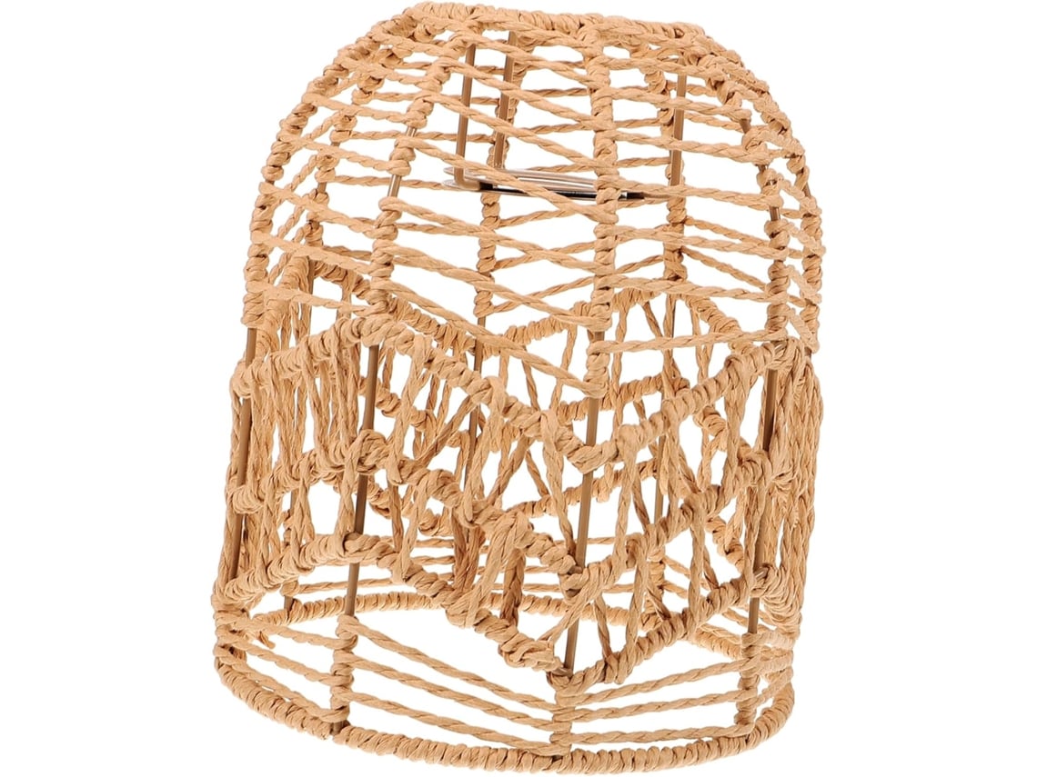 Capa Rústica Trançada para Lustre, Ideal para Iluminação Decorativa em Hotéis Ou Casas de Campo. SFUSHOS