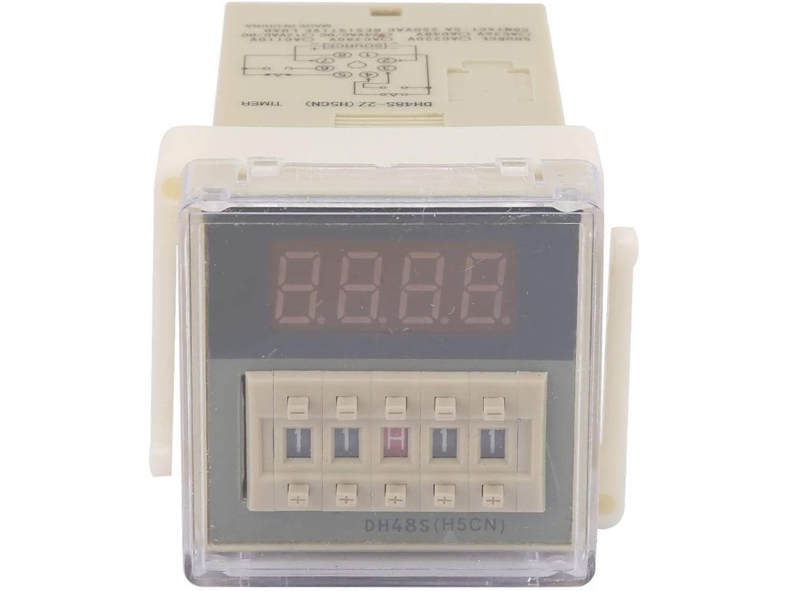 Relé Temporizador Digital O111rom Dh48s 2z Com 8 Pinos 24 Vca Vcc