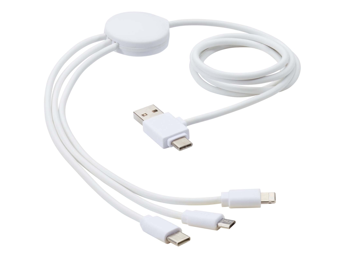 Cable De Carga 5 En 1 Con Aditivo Antibacteriano "pure"