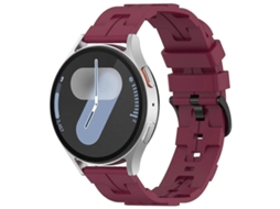 Pulseira De Silicone Kalebol, Cor Sólida, Com Fivela Preta E Ponta Arredondada.