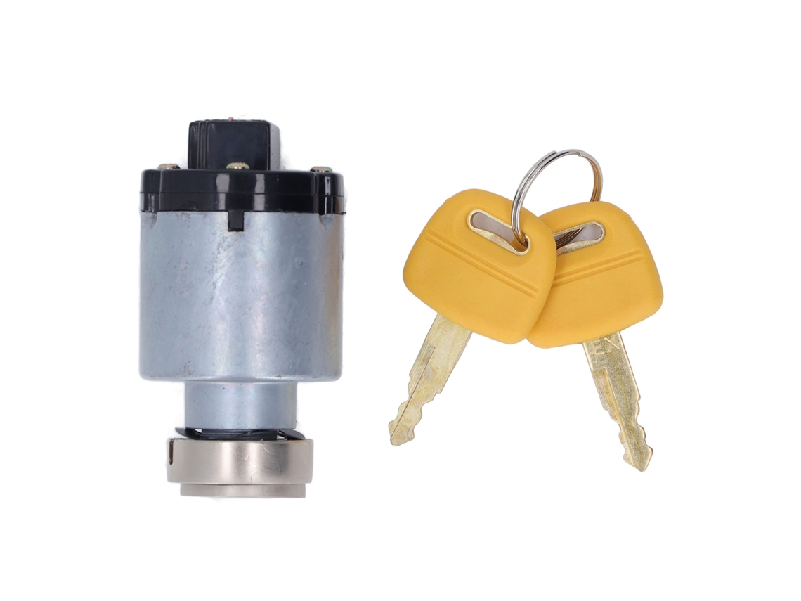 Laxiscreed Kit De Interruptor De Ignição Para Escavadora, Inclui 2 Chaves, Muito Durável