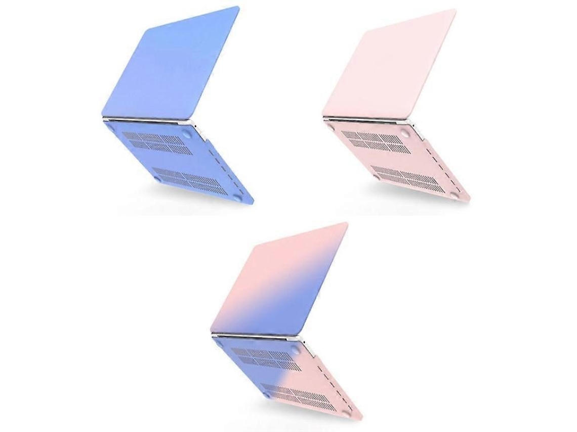 Lurelia Capa Protetora De Plástico Estilo Creme Para Macbook Pro 13 A1278 (rosa Combinando Com Azul Tranquilo)