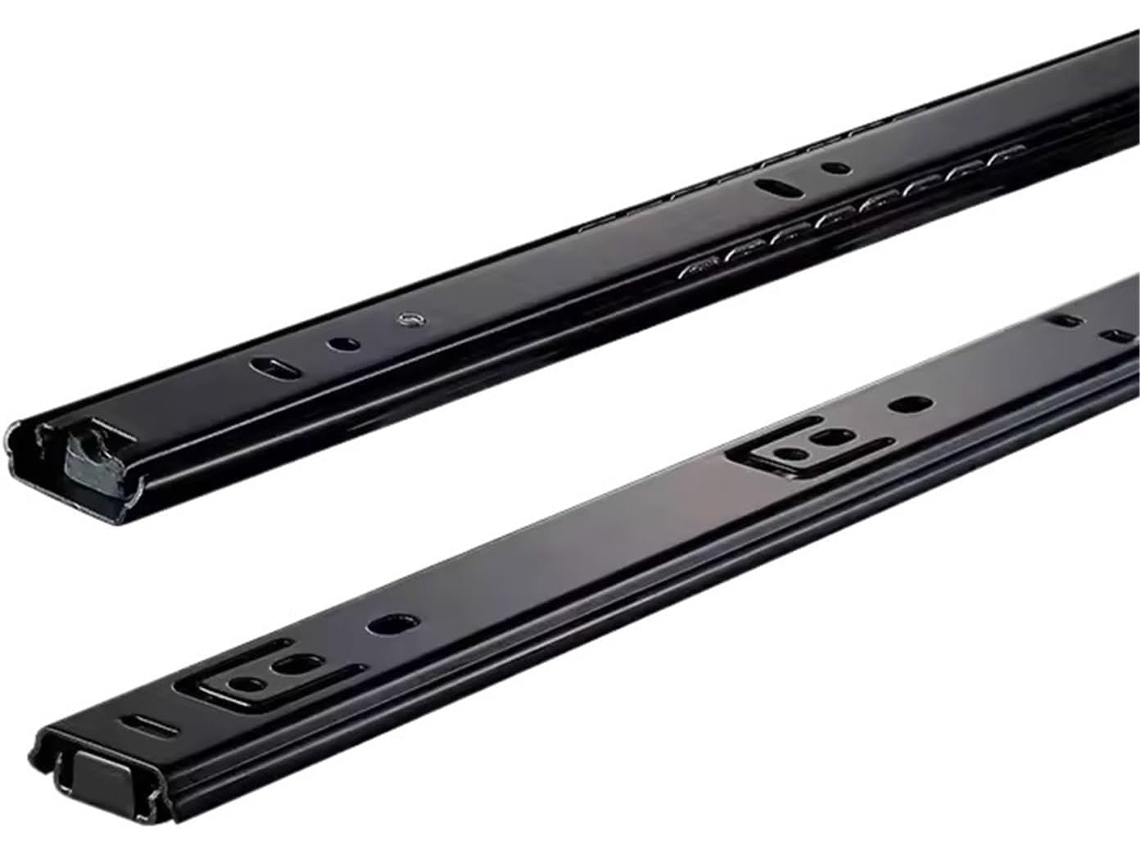 1par De Corrediças Gaveta Três Seções 8a 20 Polegadas Em Aço Laminado A Frio 30cm 12 Par
