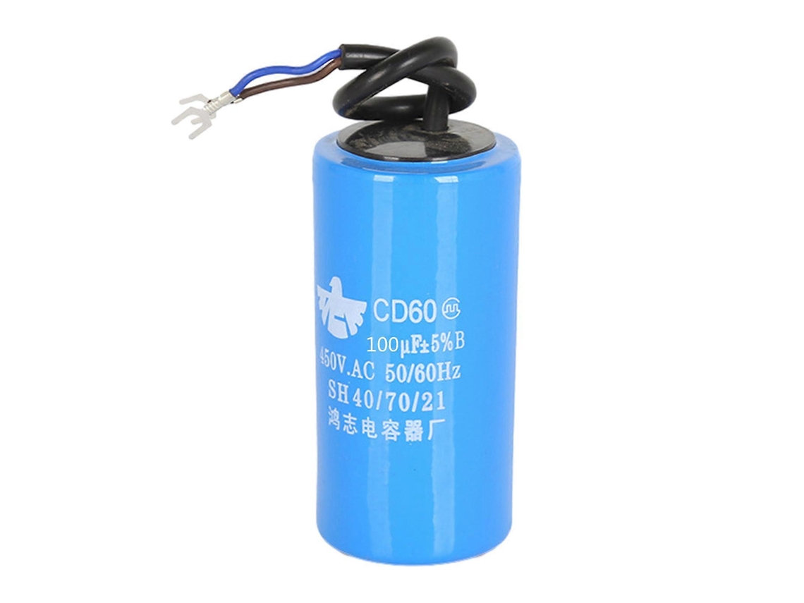 Capacitor De Arranque Cd60 Para Motor, 450v, Alta Performance100uf