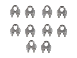 Abraçadeiras Cabo, M6 Com Parafuso Em U, Braçadeira De Cabo De Aço Inoxidável 304, Para Dispositivos Usb