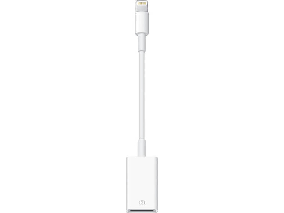 Adaptador APPLE MD821ZM/A (iPad - Lightning - USB - 1 Porta - Branco)