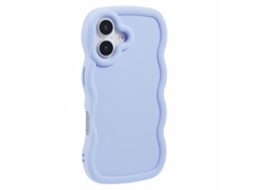 Capa Para Iphone 17 Ondulada Roxa