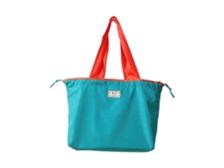 Sacola de Compras Dobrável com Fecho Cordão, Reutilizável, Grande Capacidade, para Usar no Ombro Ou como Viagens, Ro GOKOCO